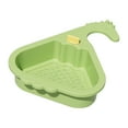 thumbnail image 2 of Faucet Hanging Filter Basket, Kitchen Sink Drain Basket Swan, Kitchen Sink Drain Strainer Basket, Corner Sink Strainer for Kitchen Sink Food Catcher Filter,Green, 2 of 9