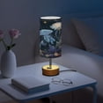 thumbnail image 6 of Touch Control Table Lamp with LED Bulb Bedside Lamp for Bedroom Living Room Bioluminescent Marine Plants, 6 of 8