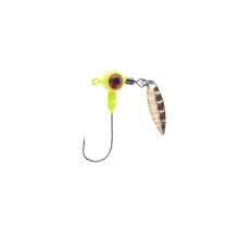 Strike King SS Spins - Crappie Heads 1/8 Chartreuse