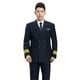 thumbnail image 1 of Men in Black Costume Captain Uniform Male Aviation Suit Pilot Suit Jacket Concierge Suit Cosplay Suit Uniforme Dhotesse, 1 of 5