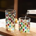 thumbnail image 5 of Yoziaaoa 2 Pcs Whiskey Glasses Colorful Stained Old Fashioned Drinking Glasses Perfect for Weddings Home Bar or Gifting, 5 of 5