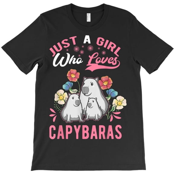 Cute Capybara with a Heart Balloon for a Valentine's Day Animal Lover H16290 T-Shirt, for Men and Women, Up to Size 5XL