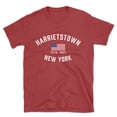 thumbnail image 1 of Harrietstown New York Patriot Men's Cotton T-Shirt, 1 of 1