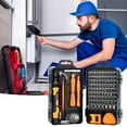 thumbnail image 1 of EGNMCR Multi-purpose Clock Mobile Phone Disassembly Maintenance Screwdriver Screwdriver Tool 115 In One Carbon Steel Repair agent, 1 of 3
