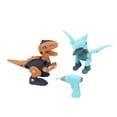 thumbnail image 2 of Juguete De Montaje De Dinosaurio, Juego De Juguetes De Dinosaurio DIY 2 Tipos De Taladro Eléctrico Para Jugar En Casa ANGGREK Descripción de la referencia, 2 of 5