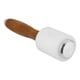 thumbnail image 2 of Martillo de tallado de nailon de cuero, herramienta de manualidades con mango de madera, 2 of 14
