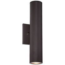 Minka Lavery Minka Skyline LED 14 1/2" High Bronze Outdoor Wall Light