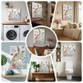 thumbnail image 5 of Ships Next Day Canvas Wall Art 8"x8",Brown Sea Turtle Coastal Wood Framed Canvas Print Painting,Summer Beach Coral Starfish Nautical Ready to Hang Picture Wall Decor for Bathroom Nursery Kitchen, 5 of 8