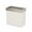 Matte Pearl / Satin Nickel, variant on Gatco Elevate Stainless Steel 3.18 Gallon Rectangle Wastebasket Open Removable Lid, Matte Pearl/Matte Black Lid