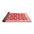 thumbnail image 2 of Ahgly Company Indoor Square Abstract Red Modern Area Rugs, 4' Square, 2 of 4