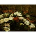 thumbnail image 2 of American School 14x12 Black Ornate Wood Framed Double Matted Museum Art Print Titled: Still Life with Flowers, 2 of 5