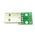thumbnail image 2 of 10pcs USB 2.0 Cabeza Para Sumergir 2.54mm Pin 4P Adaptador Módulo En Línea Zulema Enchufe tipo USB macho, 2 of 8