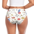 thumbnail image 4 of Women's Underwear Cute Rabbit Pattern Hipster Panties Underwear for women, X-Small, 4 of 9