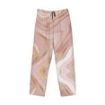 thumbnail image 2 of Vsdgher Rose Gold Glitter Splatter Print Mens Pajama Pants Sleep & Lounge Pants, PJ Bottoms With elastic waistb and Pockets, 2 of 5