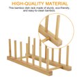 thumbnail image 1 of High-quality Solid Wood Bamboo Plate Racks Multipurpose Drainboard Shelves Drainboard Kitchen Pot Lid Holder Dish Drain Dish Rack, 1 of 7