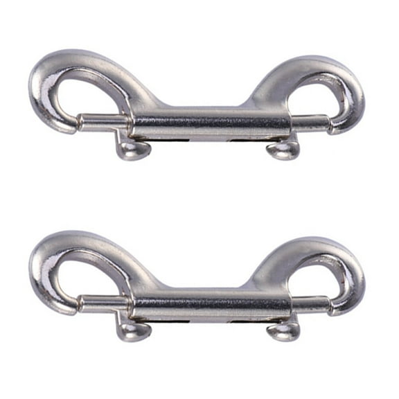 Masteelf 2 Pcs Gate Chain Cage Clips Double Hook Easy to Use Trigger