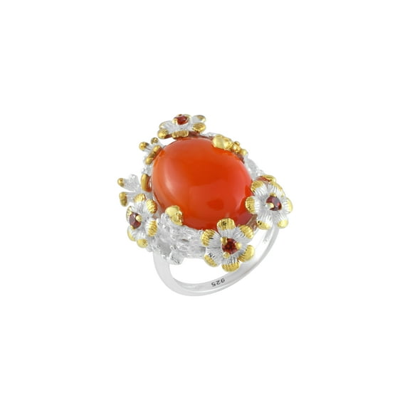Carnelian Gemstone Ring