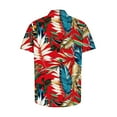 thumbnail image 5 of GERsome Mens Hawaiian Shirts Short Sleeve Floral Button Down Shirts Tropical Summer Beach Vacation Shirts S-5XL, 5 of 5