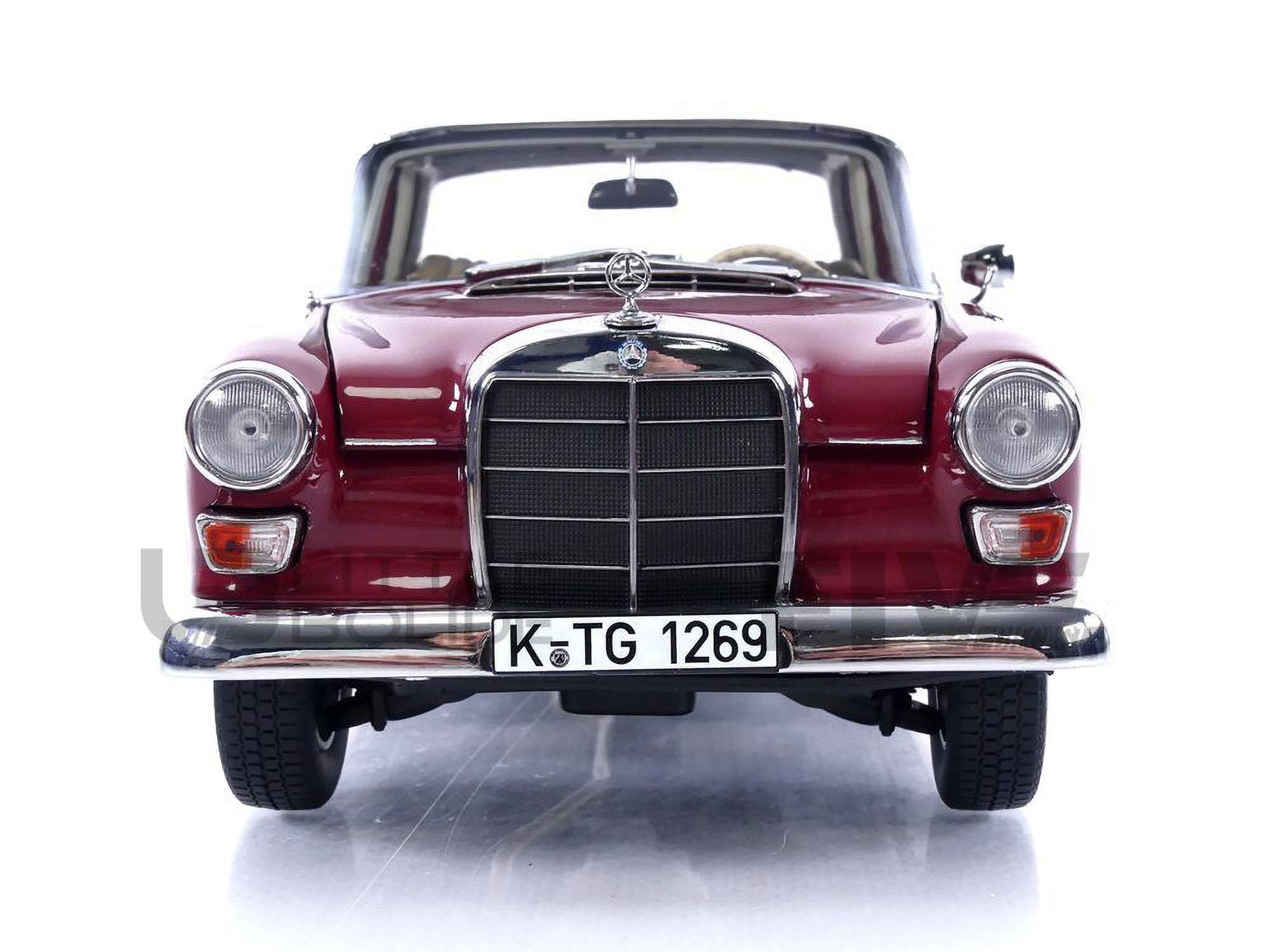 Norev 1966 Mercedes-Benz 200 (W110) Sedan Red 1:18 - Walmart.com