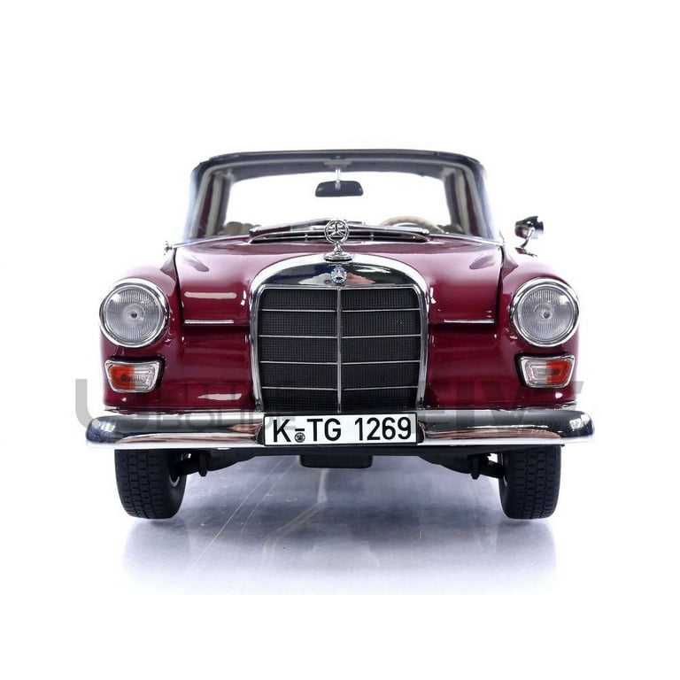 Norev 1966 Mercedes-Benz 200 (W110) Sedan Red 1:18 - Walmart.com