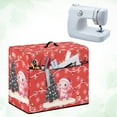 thumbnail image 3 of SEANATIVE Christmas Sewing Machine Cover with Pockets Cute Axolotl Protective Cover with Top Handle Sewing Accessories for Most Standard Sewing Machines, 3 of 7