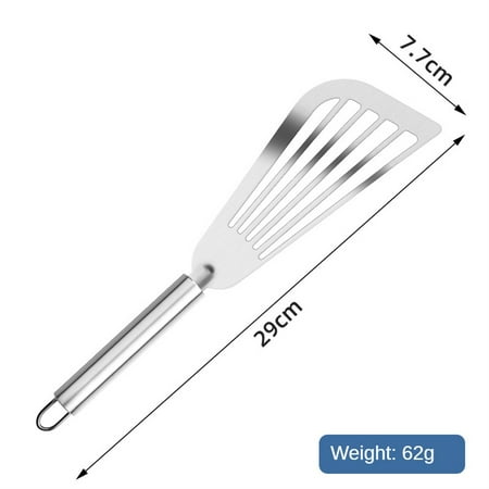 

Silicone Fried Fish Shovel High Temperature Resistant Pot Shovel Leakage Shovel Stainless Steel Butterfly Shovel Food Grade Anti-scalding Steak Shovel Stir-fry Shovel