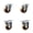 2 Swivel - 2 Rigid - Brown, variant on 3 Inch High Temp Phenolic Wheel Swivel Top Plate Caster Service Caster Brand
