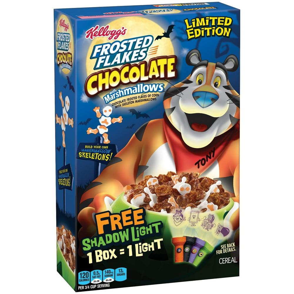 Kellogg's Frosted Flakes Cereal Chocolate Marshmallow 19.7oz - Walmart ...