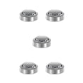 thumbnail image 2 of Guardoinrt Car Round Air Freshener Odor Remover Freshening Ornament Aluminum Alloy Rotation Aroma Diffuser Fragrance Deodorizer Silver 5Set, 2 of 6
