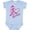 AE-Light Blue, variant on Inktastic Cure Breast Cancer Awareness Pink Ribbon Boys or Girls Baby Bodysuit