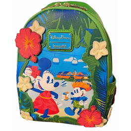 Disney Parks Epcot Norway Floral Lug Backpack Bag New With Disney Parks Epcot Norway Floral Lug Backpack Bag New With