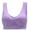 Purple, variant on Mrat Comfortable Bras for Women Ladies Traceless Comfortable No Wire Vest Breathable Gathering Sports Bra Woman Underwear Adhesive Bra for Large Breasts 7 Black S