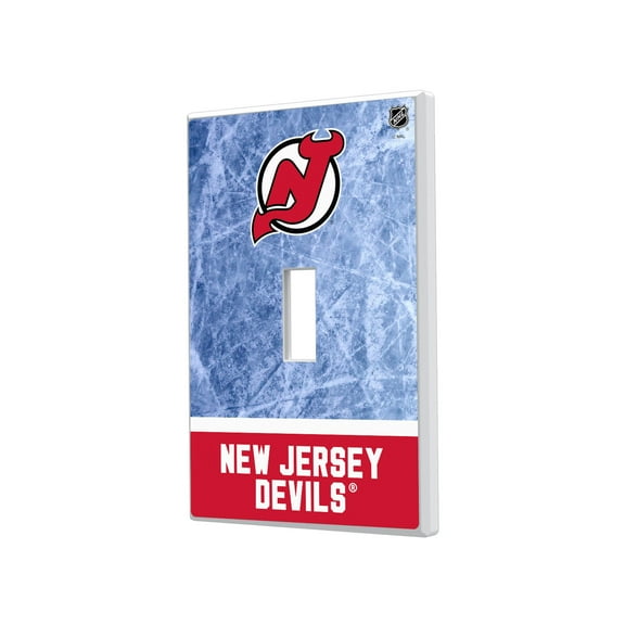 New Jersey Devils Wordmark Single Toggle Lightswitch Plate