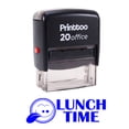 thumbnail image 1 of Printtoo LUNCH TIME Self Inking Rubber Stamp Office Stationary Custom Stamp-Blue, 1 of 1