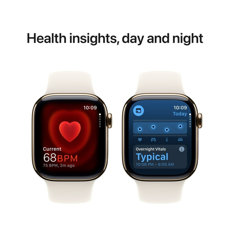 Apple Watch Series 10 GPS + Cellular 42mm Gold Titanium Case Apple Watch Series 10 GPS + Cellular 42mm Gold Titanium Case