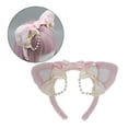 thumbnail image 3 of Diadema con orejas para niños pequeños y niños, accesorios para el cabello, diadema Rosado, 3 of 8