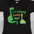 thumbnail image 4 of Inktastic My Gammy Loves Me Grandson Dinosaur Boys Baby Bodysuit, 4 of 5