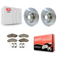 thumbnail image 1 of Transit Auto Front Disc Brake Rotors and Semi-Metallic Pads Kit for Car Cadillac XT5 Buick Enclave XT6 K8F-100653, 1 of 11