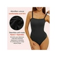 thumbnail image 5 of LELINTA Women's Sexy Strapless Bodysuit One Piece Seamless Shapewear for Women Tummy Control Seamless Ribbed Triangle Off Shoulder Shapewear Tops Leotard, 5 of 6