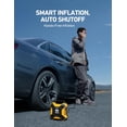 thumbnail image 4 of AstroAI Tire Inflator PortableAir Compressor 160PSI, 12V DC (NO AC) 10Ft Cord with Integrated Metal Structure, LED Light Air Pump for Car Tires, Bicycles, Motorcycles and Other Inflatables(Yellow), 4 of 9
