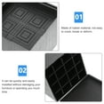 NUOLUX 4pcs Square Furniture Risers Rubber Bed Risers Table Chair