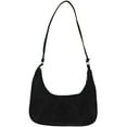 thumbnail image 3 of Bolso portátil a la moda para axila, bolso de mano para mujer, bolso de hombro elegante (negro), 1 unidad, 3 of 8
