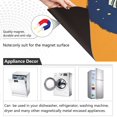 thumbnail image 2 of IAUYY Magnetic decorative sticker - 23x26 Inch PVC Refrigerator Decorative Cover, Removable DIY Art for Kitchen Appliances Mummy's Hands, 2 of 6