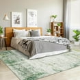 thumbnail image 3 of Washable Area Rugs 10'x13' Non-Slip Modern Abstract Soft for Living Room Entryway Bedroom, Print Pattern, Green, 3 of 6