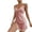 Pink, variant on Nightgowns For Women Sleepwear Satin Silk Pajamas Leopard Print One Piece Nightwear Summer Thin Breathable Strap Dress Homewear Sleepwear Pajama Dress Navy Pjs