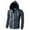 Grey, variant on Light Jacket Men Men's Long Sleeve Quilted Lined Flannel Shirt Jacket with Hood(Navy,L)