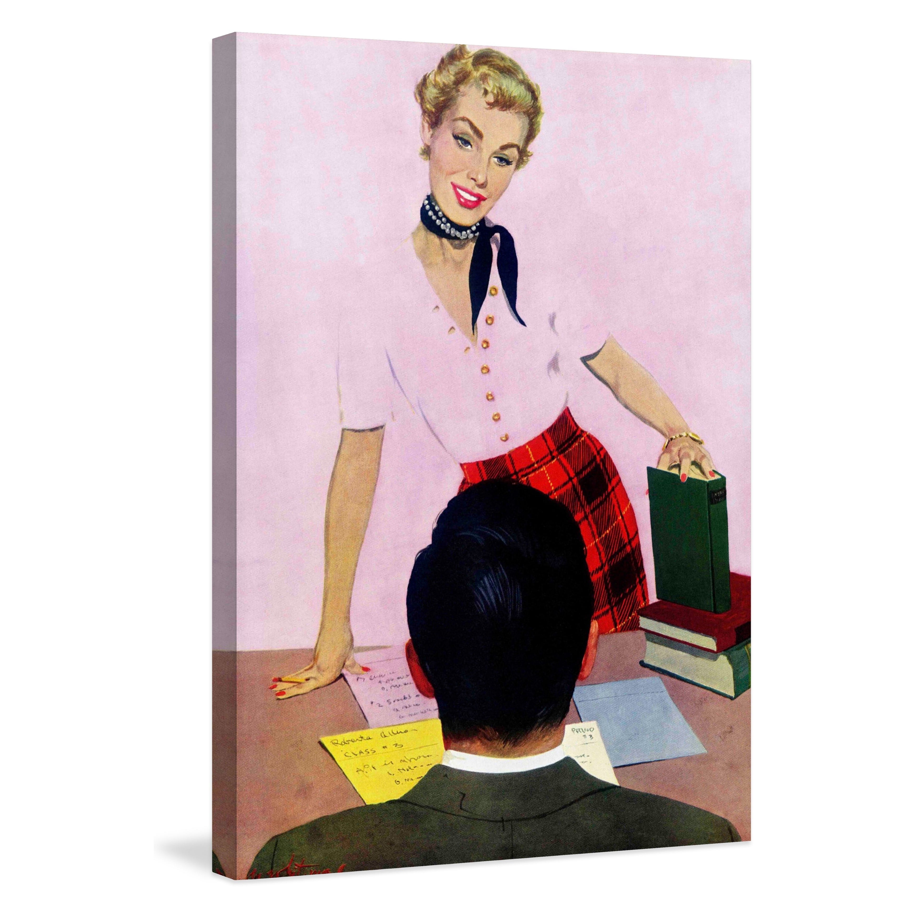Marmont Hill "Coed's Delight" by Coby Whitmore Painting Print on Canvas