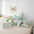 thumbnail image 6 of jejeloiu Kawaii Dinosaur 7-Piece Twin Bedding Sets,Hawaii Coconut Tree Bedding Comforter Set For Dino Boys Reversible, 6 of 8
