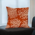 thumbnail image 2 of Plutus 26" x 26" Berry Crest Vineyard Luxury Throw Pillow in Red and Beige, 2 of 4