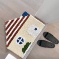 thumbnail image 2 of Bowayaoa Non-Slip Irregular House Carpet, Soft Velvet Flocked Bedroom Rug, Stain Resistant Floor Mat for Living Room, Cute Decorative Area Rug, 2 of 7